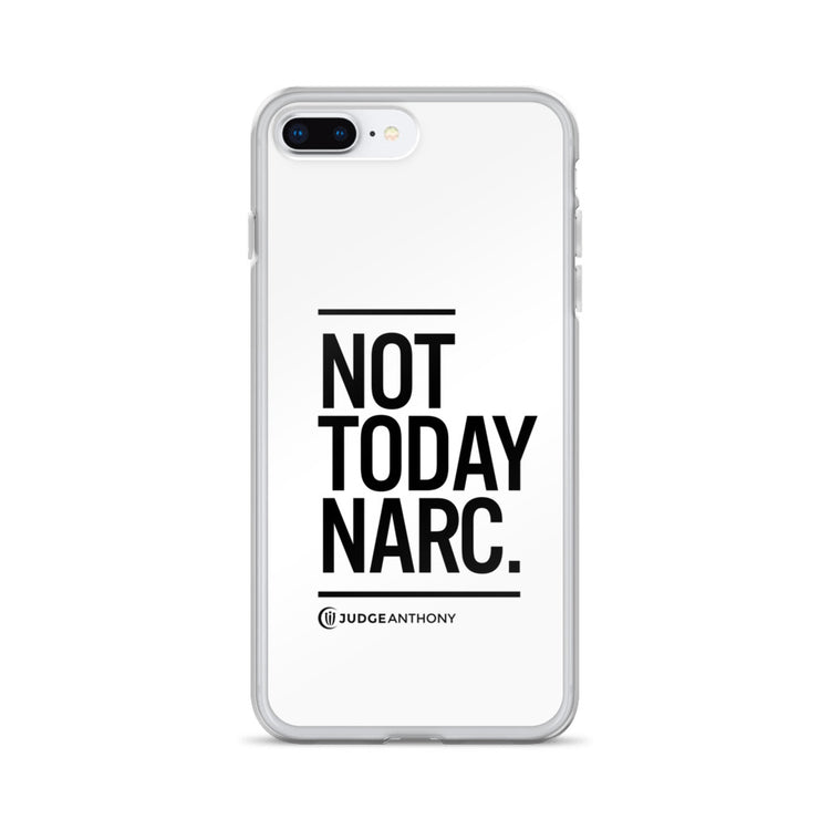 Not Today Narc iPhone Case - Black