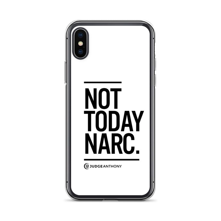 Not Today Narc iPhone Case - Black