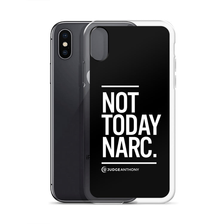 Not Today Narc iPhone Case - White