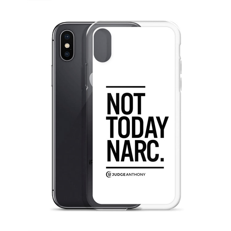 Not Today Narc iPhone Case - Black