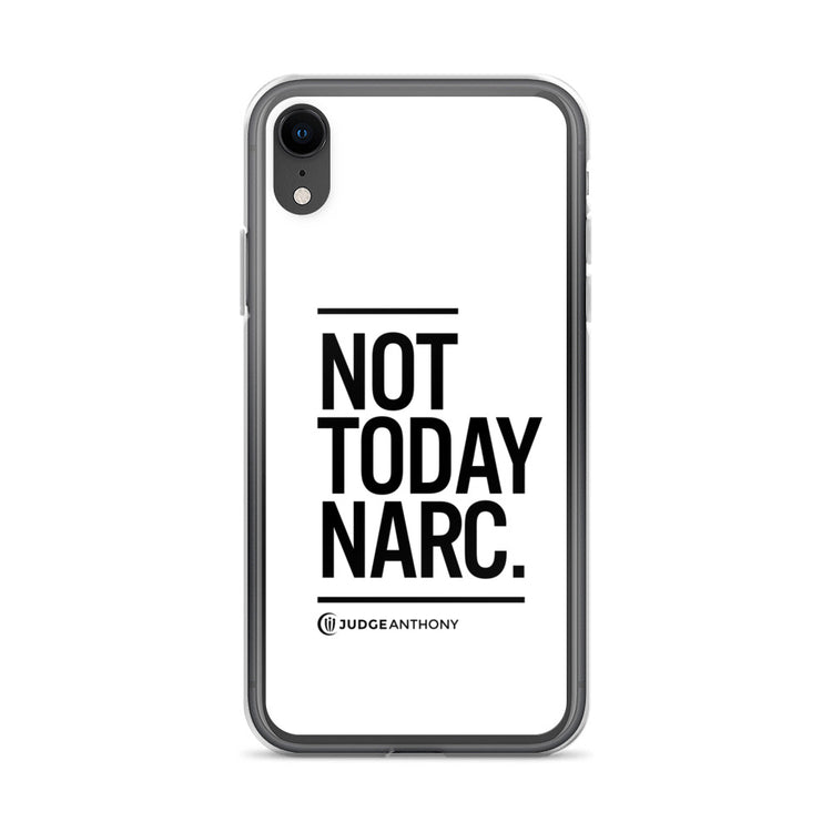 Not Today Narc iPhone Case - Black