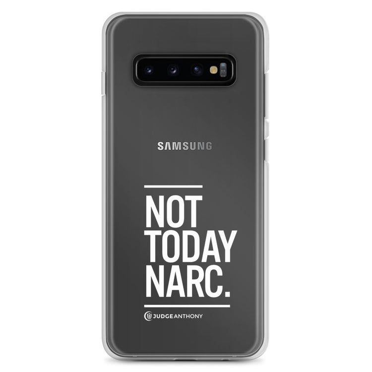 Not Today Narc Samsung Case - White