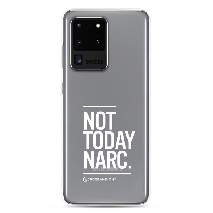 Not Today Narc Samsung Case - White